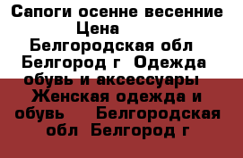 Сапоги осенне весенние › Цена ­ 800 - Белгородская обл., Белгород г. Одежда, обувь и аксессуары » Женская одежда и обувь   . Белгородская обл.,Белгород г.